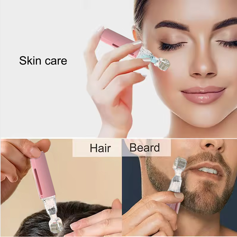 Women Facial Lip Derma Roller  - Growth Factor Serum review and price