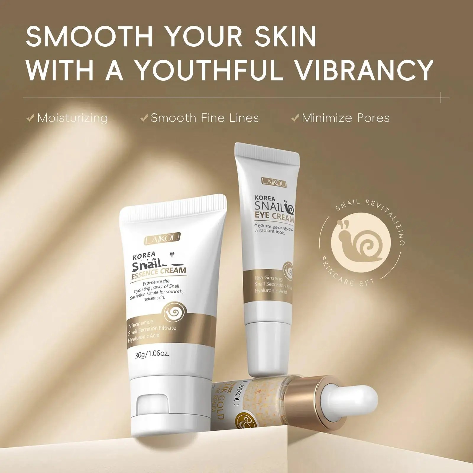 24K Gold Snail Repair Serum Ey - Luxury Skincare For Women review and price