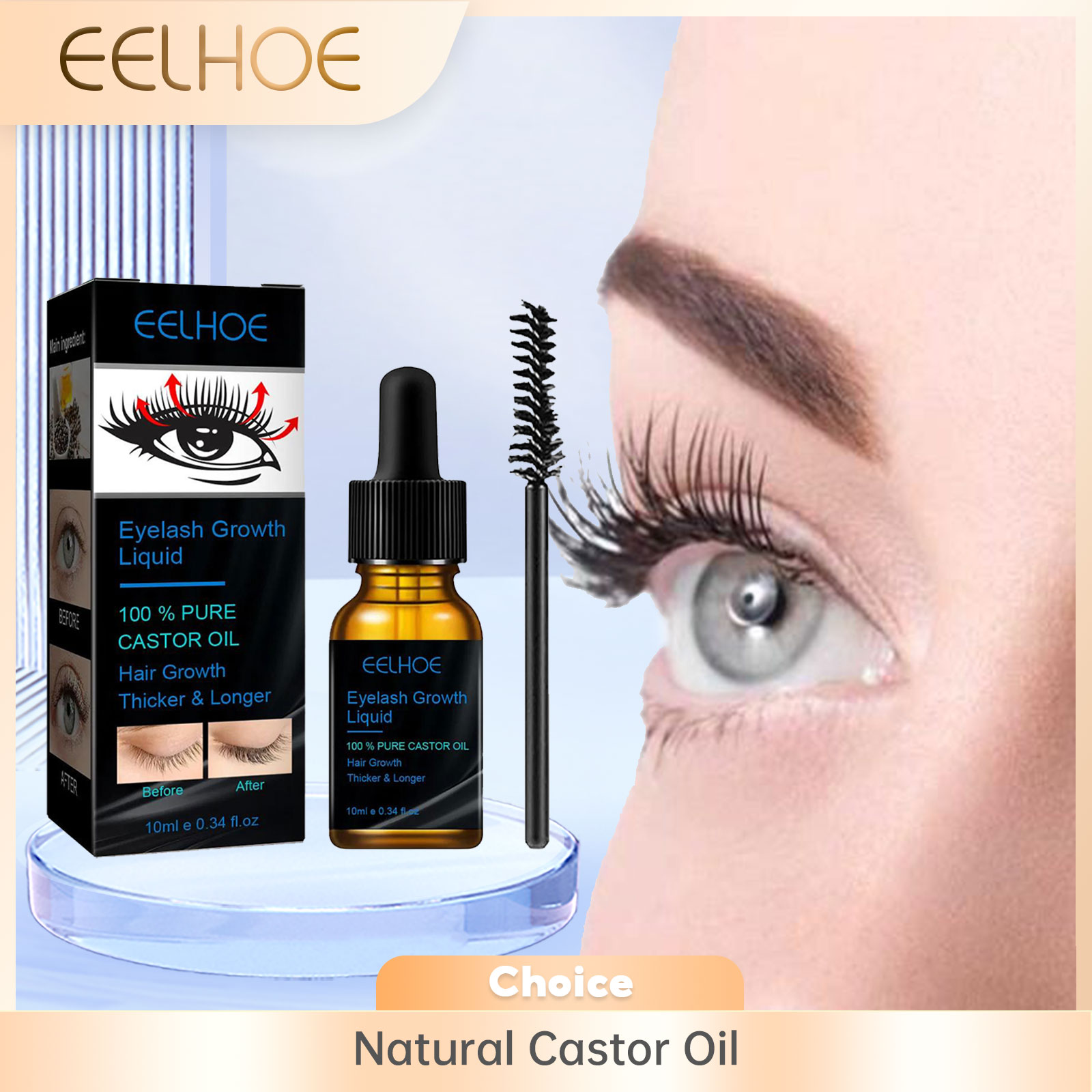 Castor Oil Eyelash Growth Seru - Growth Factor Serum review and price